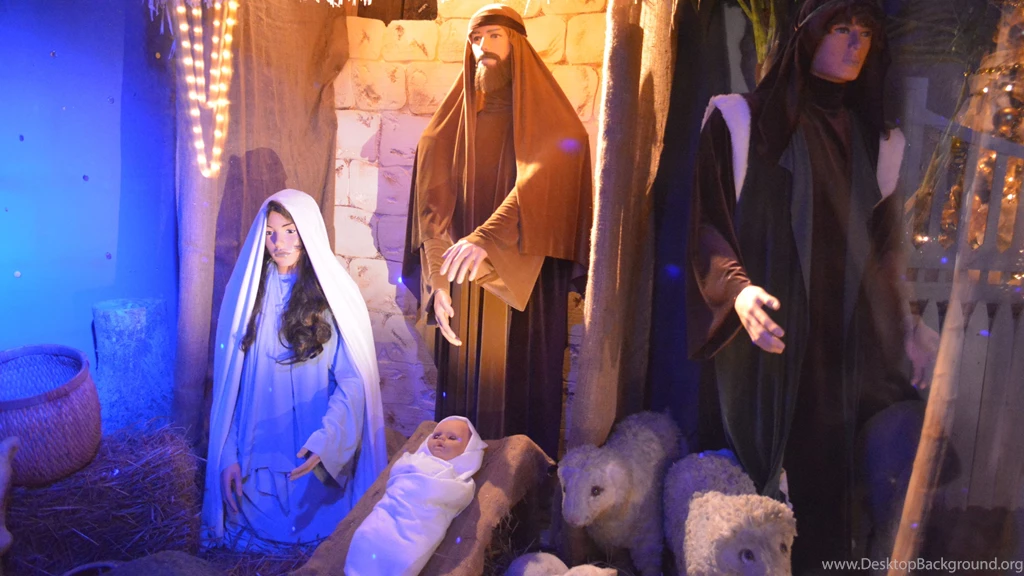 Birth Of Jesus Scene At Every Christmas HD Wallpapers. 4K Wallpapers