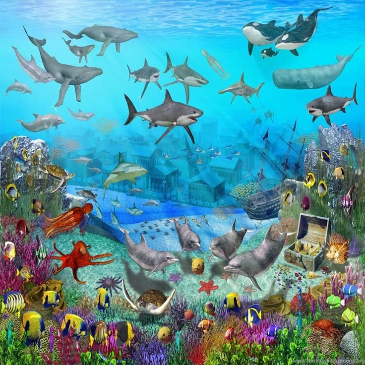 Under The Sea Wall Murals