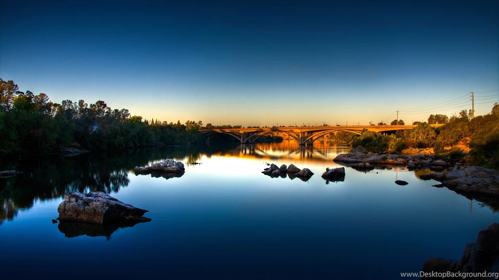 Nature, Wallpapers, Blue, Sunset, Blissful, Wallcoo, Amazing ...