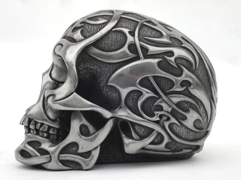 Silver Skull Wallpaper Backgrounds
