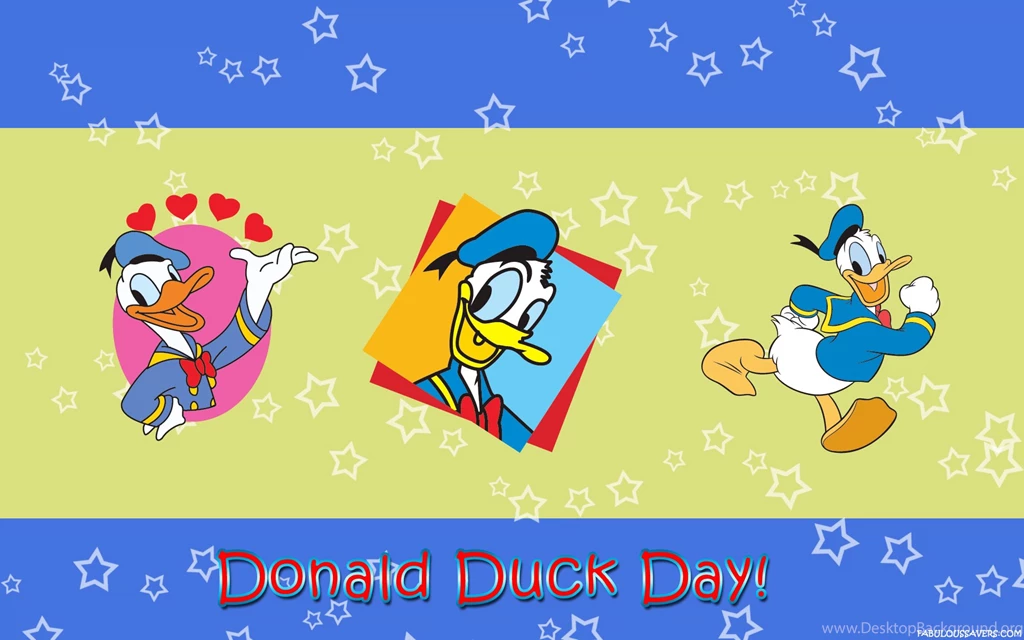 Free Donald Duck Day Computer Desktop Wallpapers