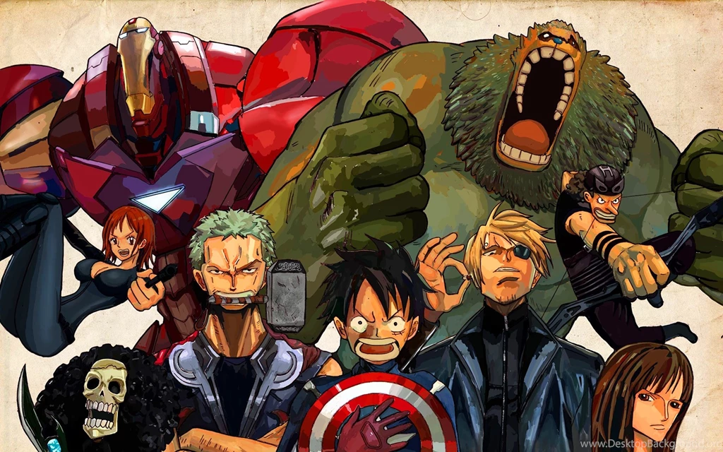 1920x1200 One Piece Avengers Wallpapers