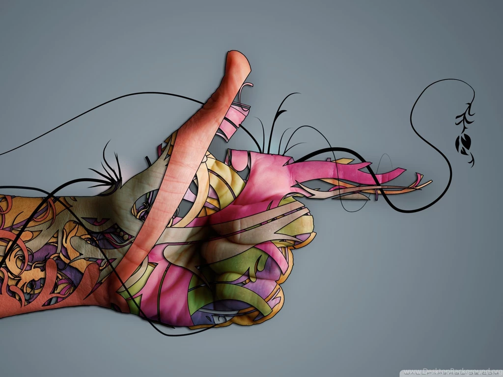 Creative Hand HD Desktop Wallpapers : High Definition : Fullscreen ...