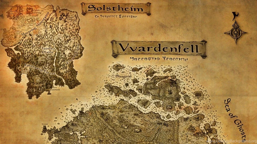 Elder Scrolls Morrowind The Maps Wallpapers