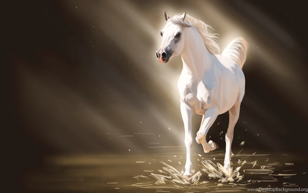 White Horse Painting