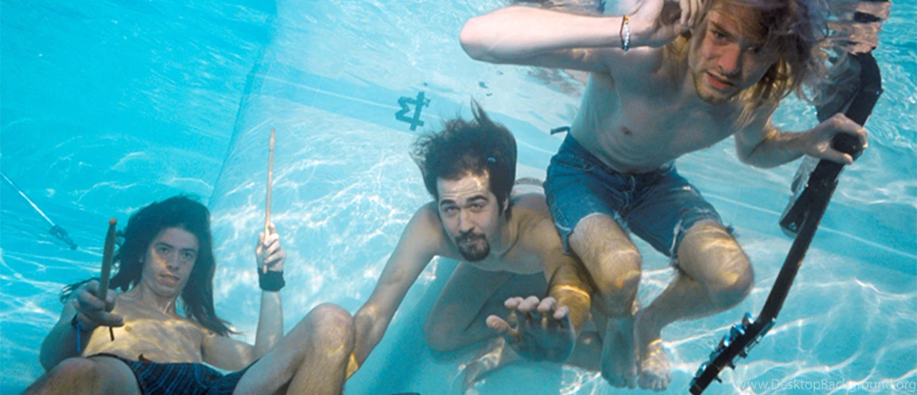 Nirvana Nevermind Band Underwater HD Wallpapers Cool Wallpapers