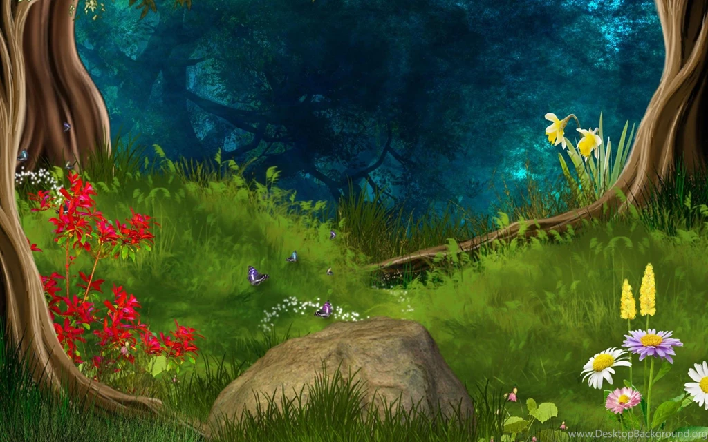 ENCHANTED FOREST WALLPAPER (