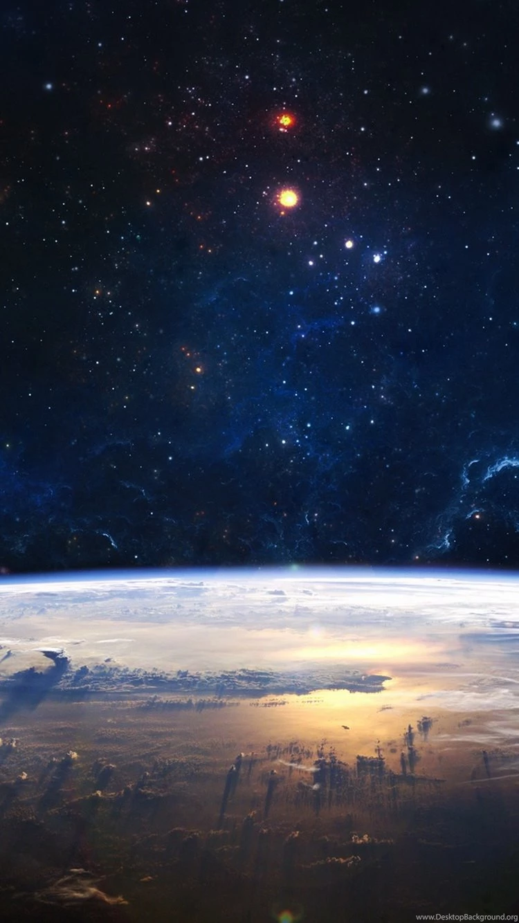 Stars Outer Space Earth Sun iPhone 6 Wallpapers / IPod Wallpapers HD ...