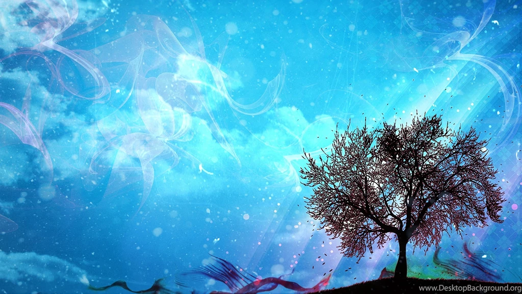 Download Wallpapers 2560x1440 Tree, Art, Paint, Drawing Mac iMac 27 ...