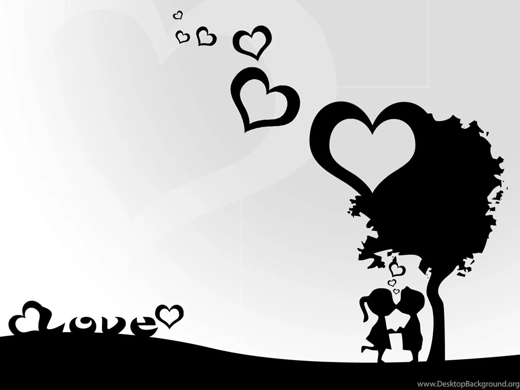 Love Black And White Sweet & Cute Love Wallpaper. Black And White ...