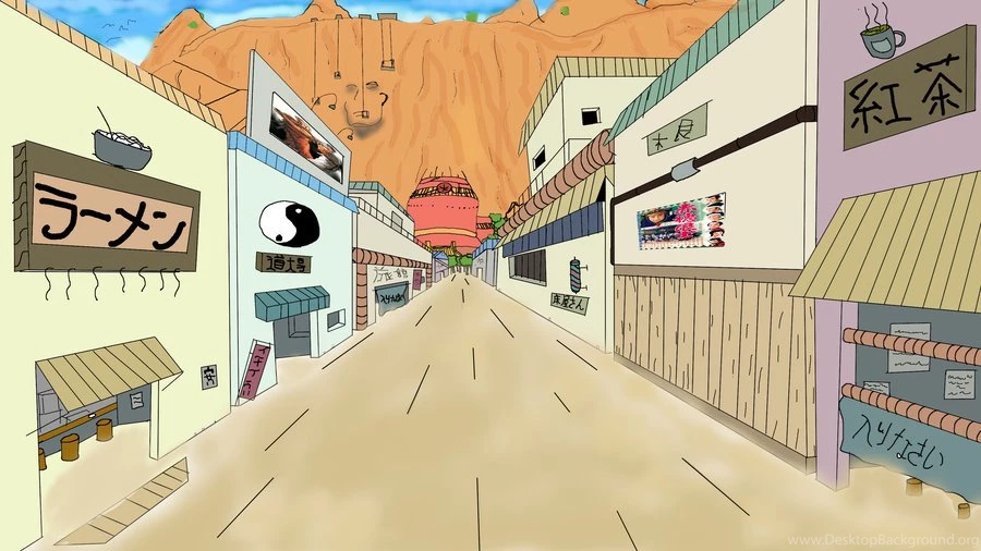 Inked And Colored Naruto Backgrounds By Nohealsfoyou On DeviantArt