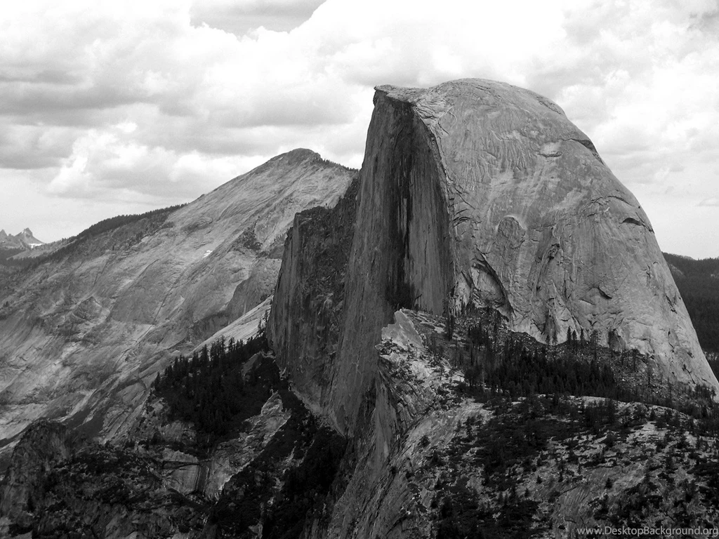 Grayscale Mountains Wallpapers   (