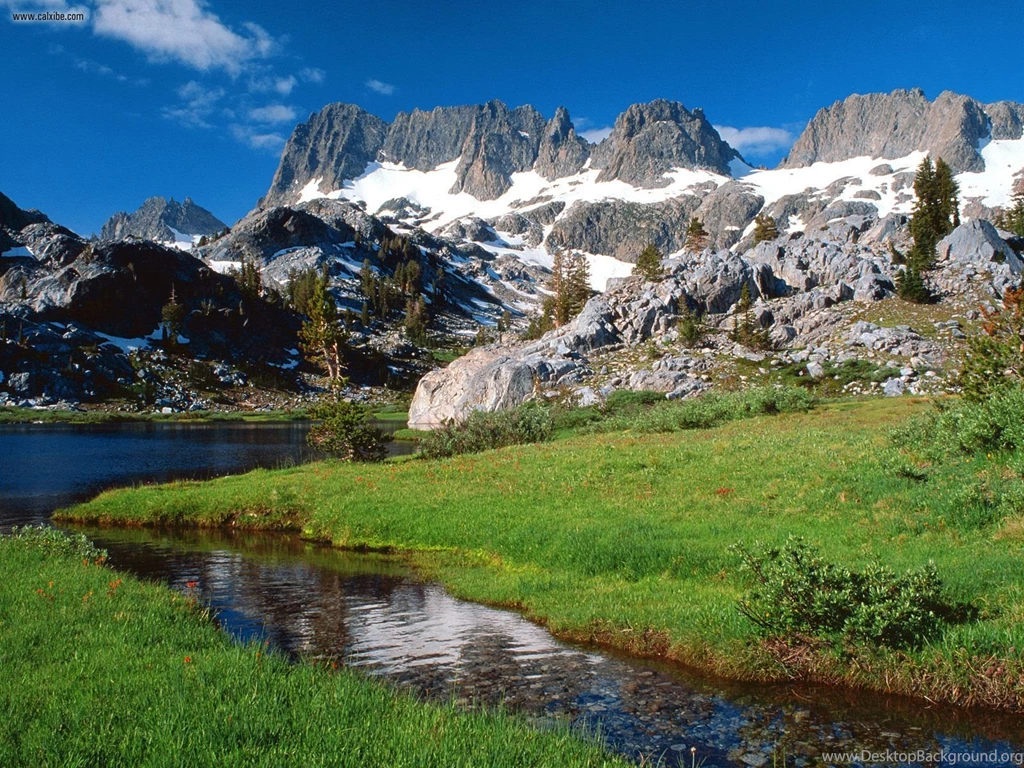 Nature: The Minarets And Lake Ediza Ansel Adams Wilderness ...