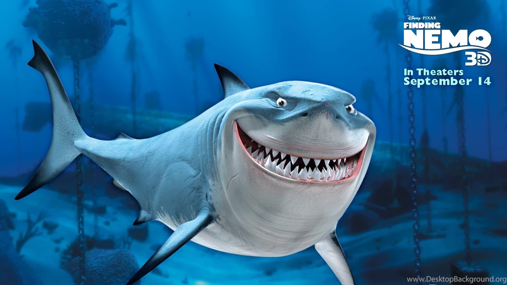 Bruce Finding Nemo 3D Movie HD Desktop Wallpapers 1920x1080 ...