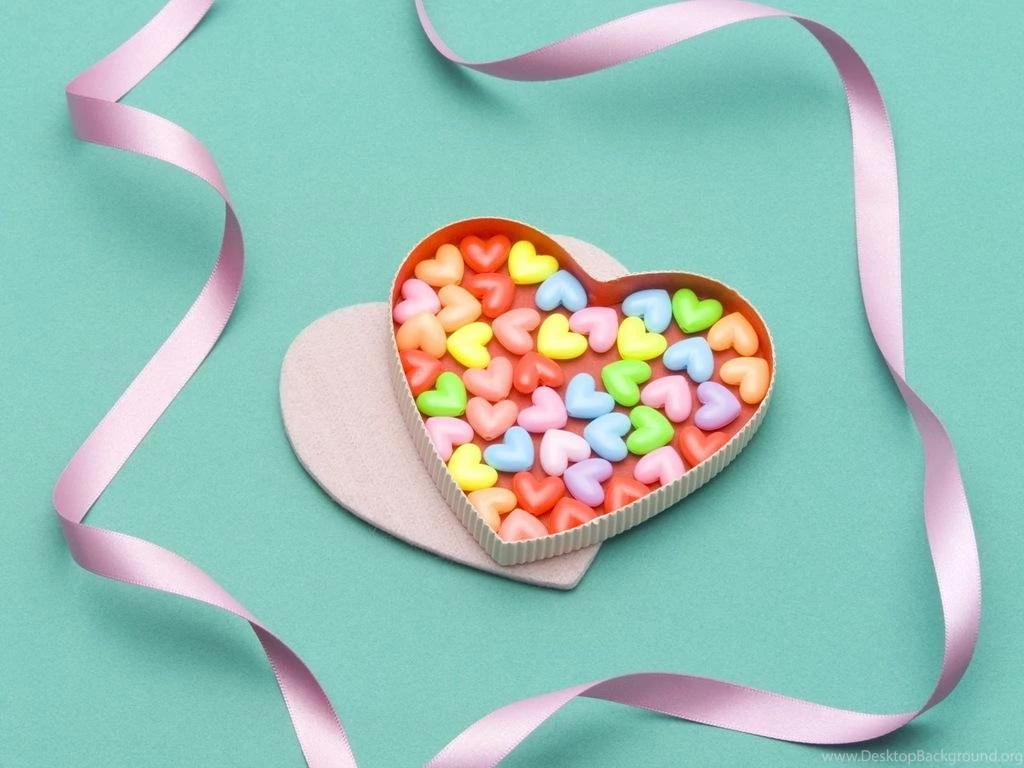 SUGARY HEARTS WALLPAPER (