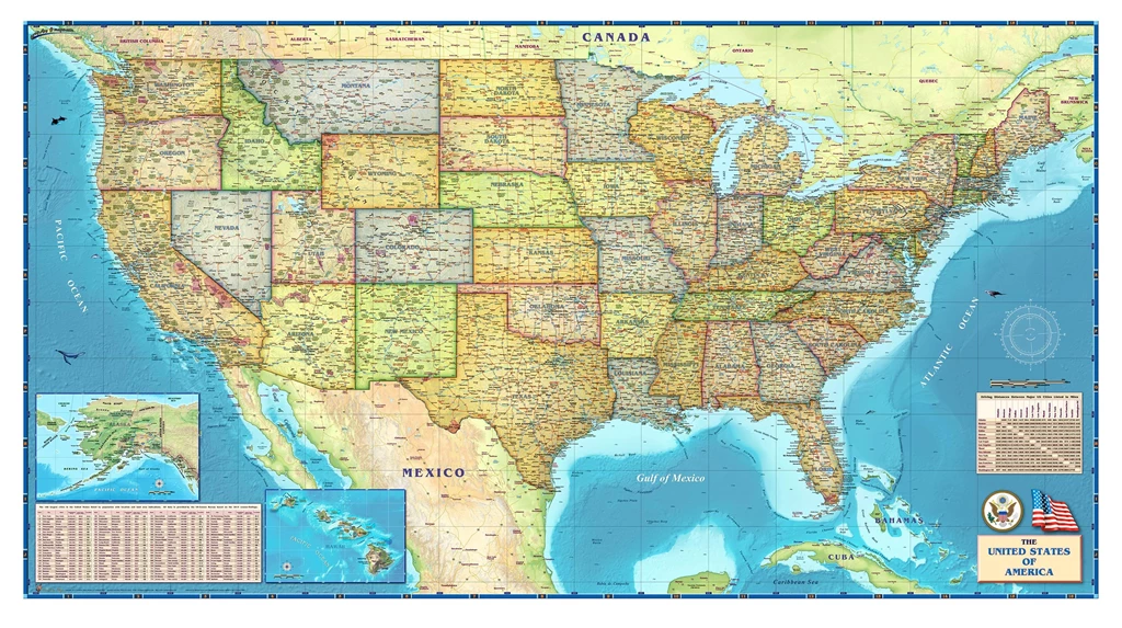 United States Wall Maps