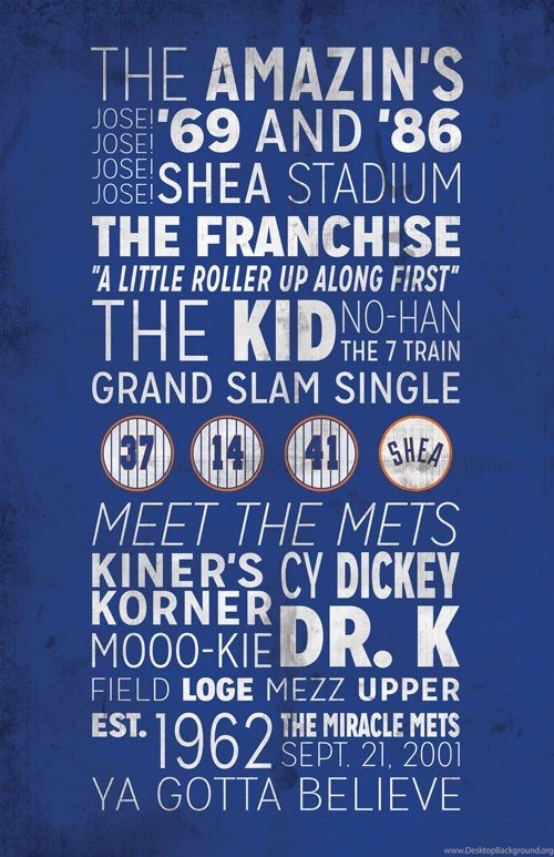 MLB 2015 New York Mets Print   Mets: MLB 2015 Tickets That I ...