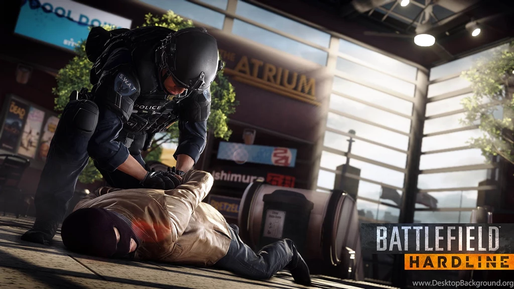 Battlefield Hardline Policeman Arrests Robber 1920x1080 Full ...