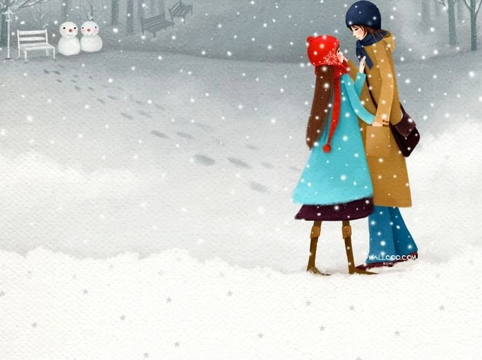 Sweet Lovers Beautiful Echi Illustration Wallpapers 4 Wallcoo.net