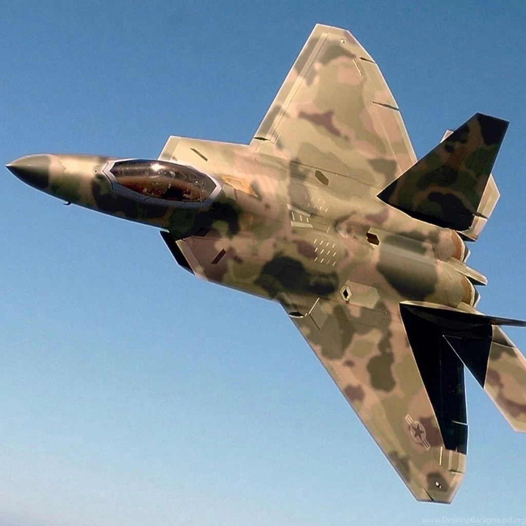 F 22 Raptor Fighter iPad Air 2 Wallpapers