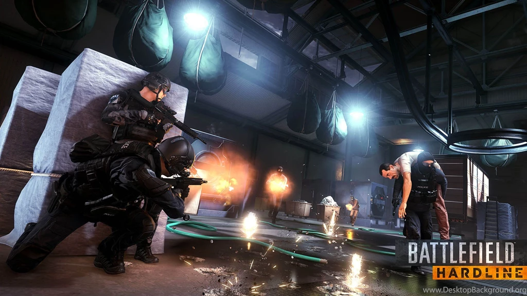 Police Rescuing Hostages Under Fire, Battlefield Hardline ...