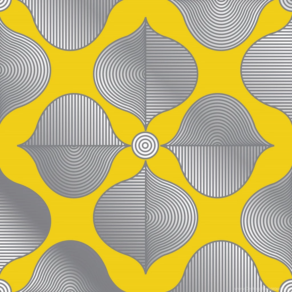 Modern Grey And Yellow Wallpapers
