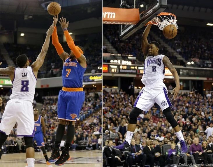 Rudy Gay (29pts) Shootout With Carmelo Anthony (36pts/11rebs) In ...