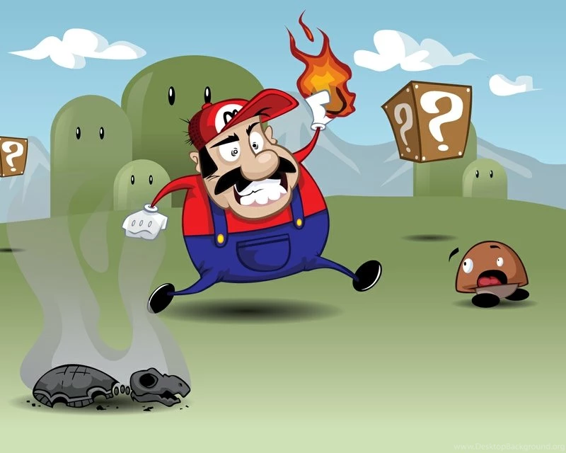 Super Mario Bros Alternative Art 1280x1024 Wallpapers – Video Games ...
