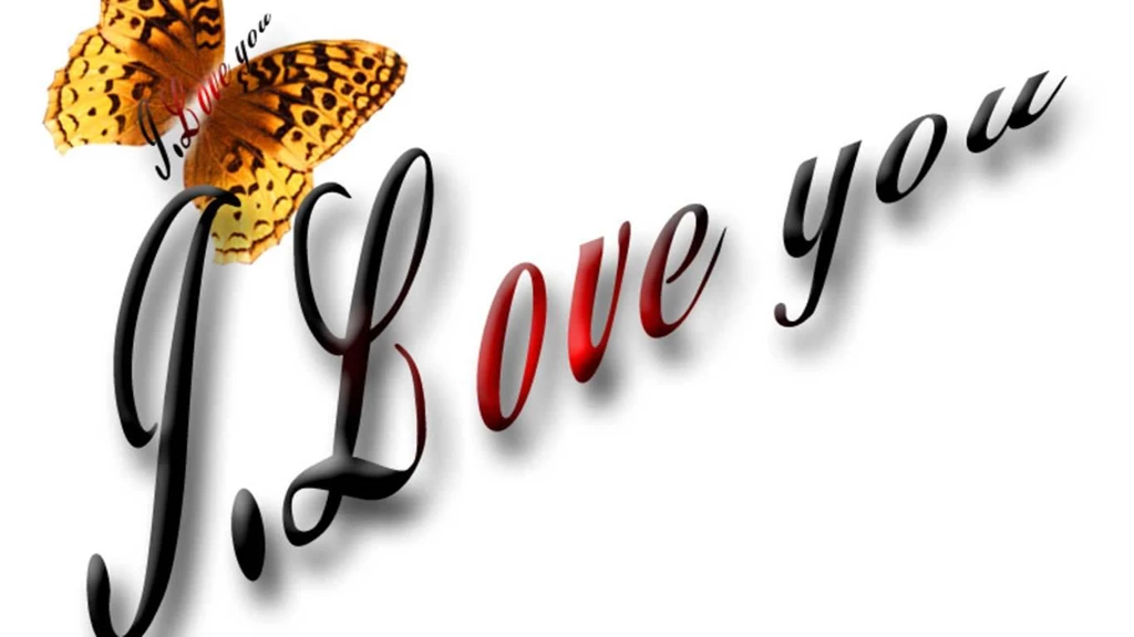 Wallpapers I Love U You D 1366x768