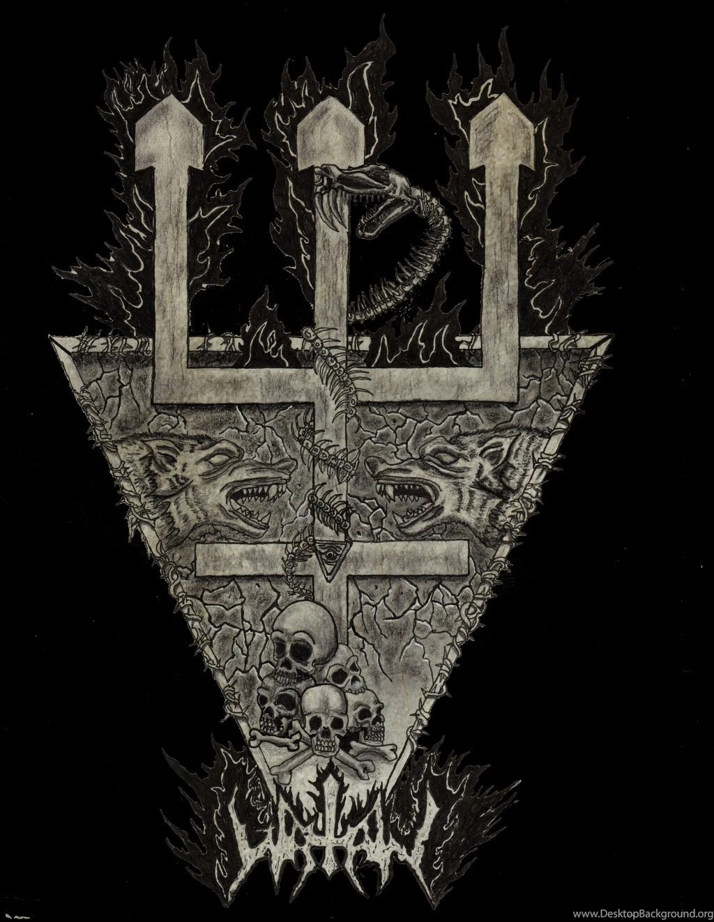 Watain Trident By Skandinav666 On DeviantArt