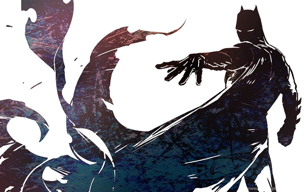 SuperHD.pics: Batman DC Comics Minimalistic Desktop Bakcgrounds
