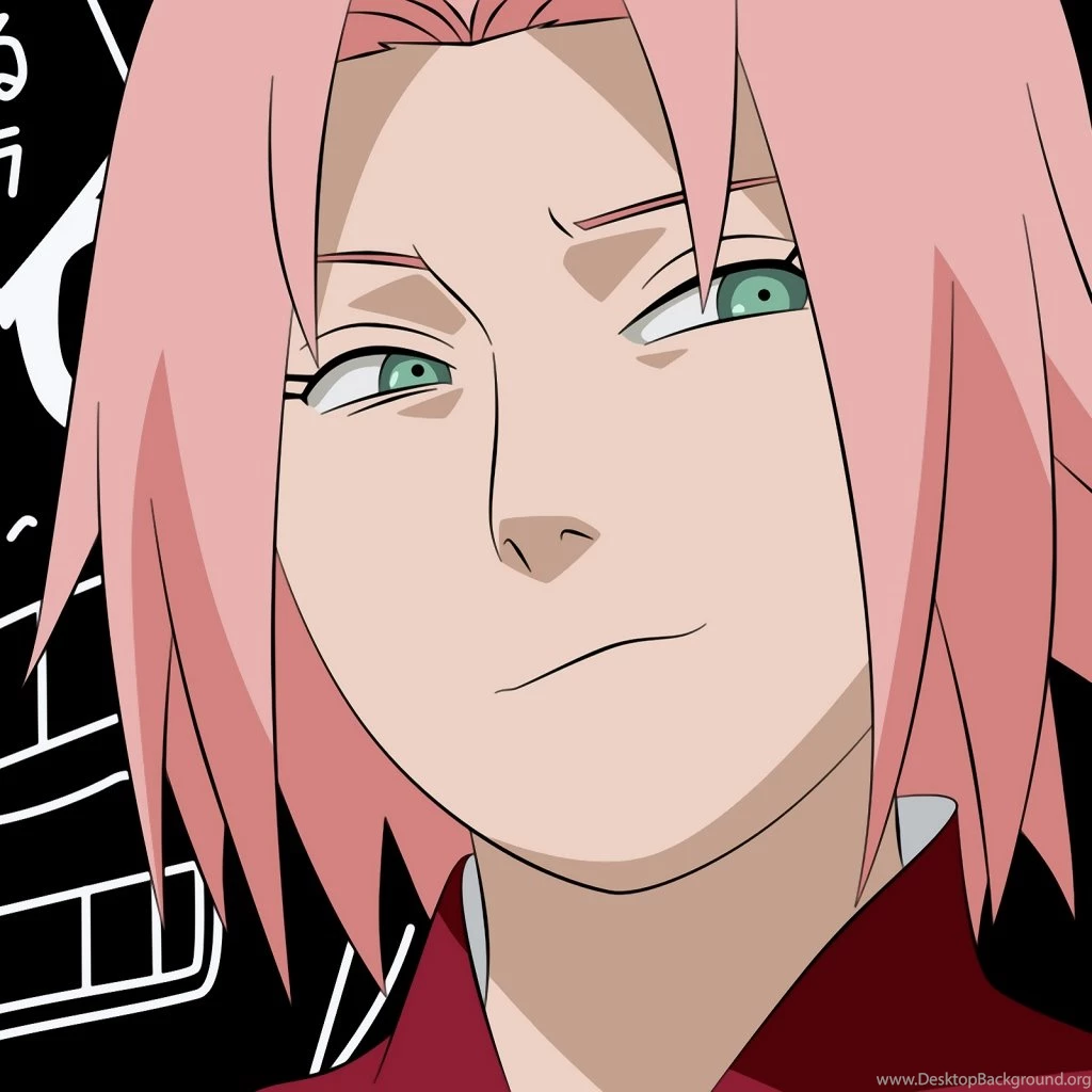 Download Wallpapers 1024x1024 Girl, Sakura Haruno Inner, View, Grin ...
