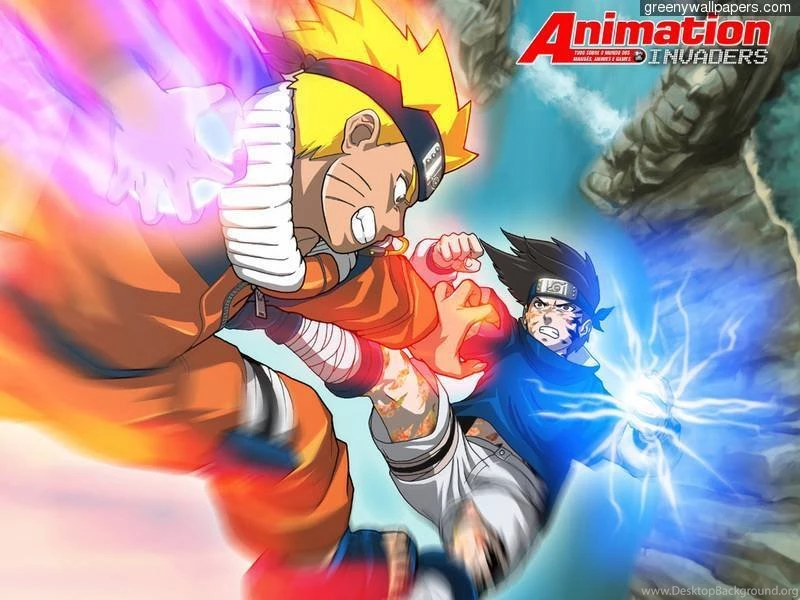 Naruto Vs Sasuke 800x600 Wallpapers