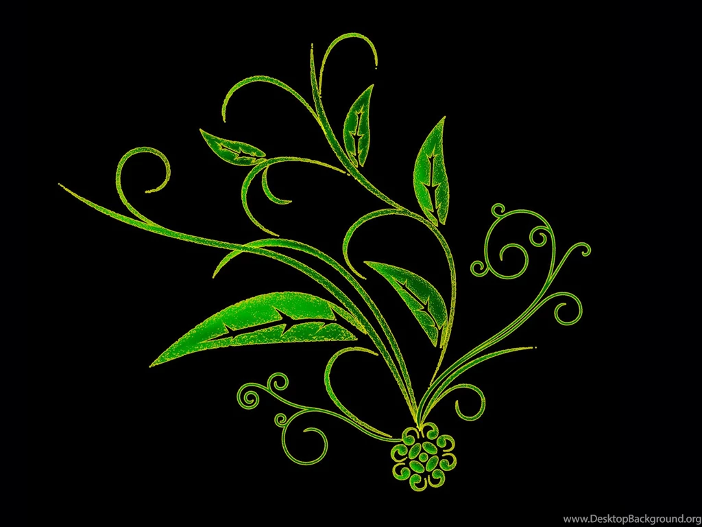More Green Leafs Wallpapers