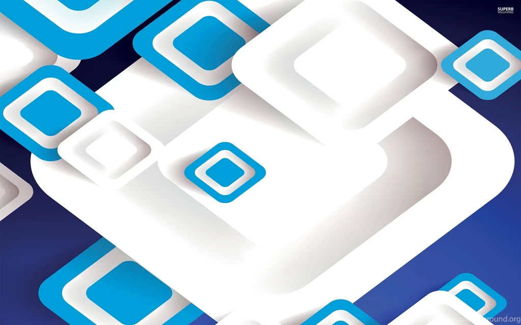 White And Blue Squares Wallpapers Digital Art Wallpapers 24098 ...
