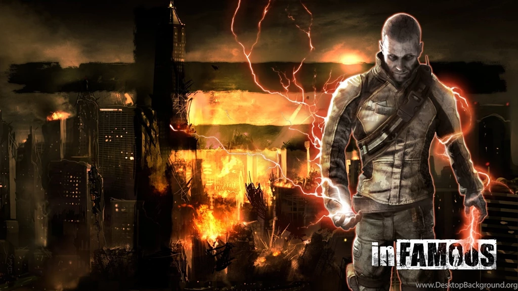 Download Wallpapers, Download 2560x1440 Infamous Ps3 Cole Macgrath ...