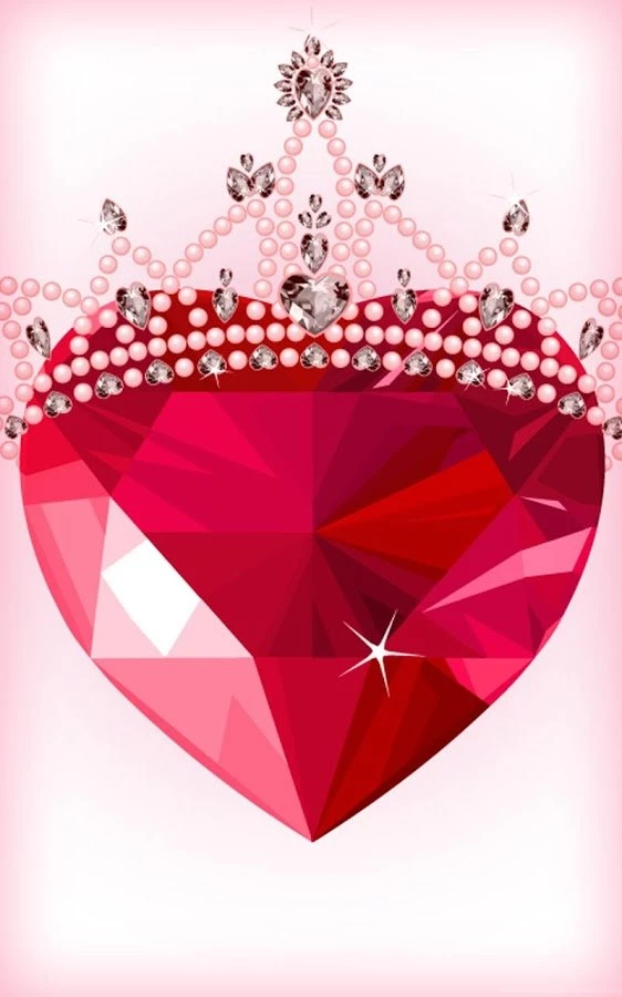 Diamond Hearts Live Wallpapers Android Apps On Google Play