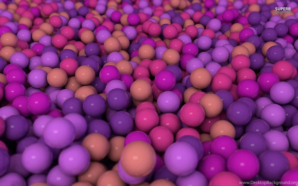 Plastic Spheres Wallpapers   3D Wallpapers