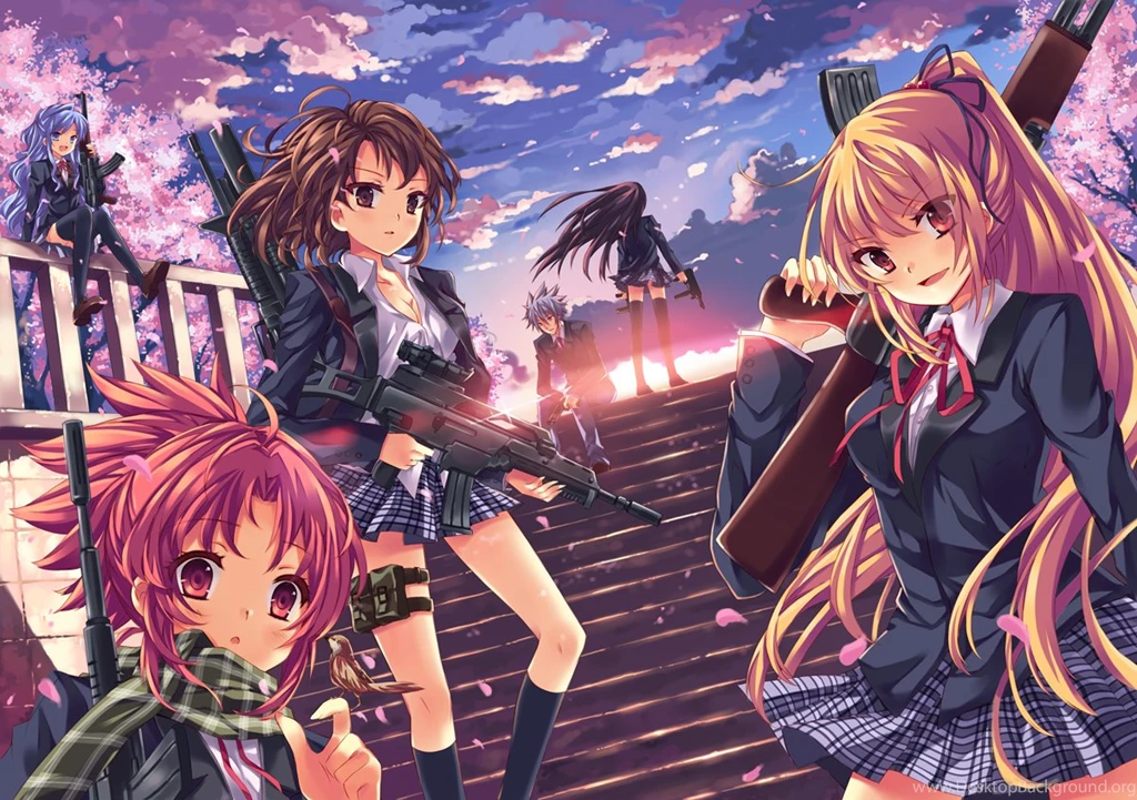 Anime Girls With Guns Wallpapers