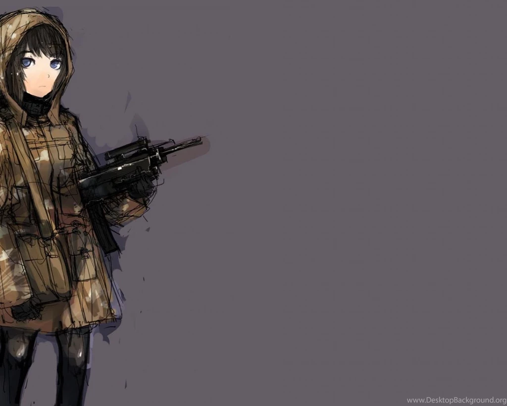 Anime Girls With Guns Wallpapers 1920x1080   (