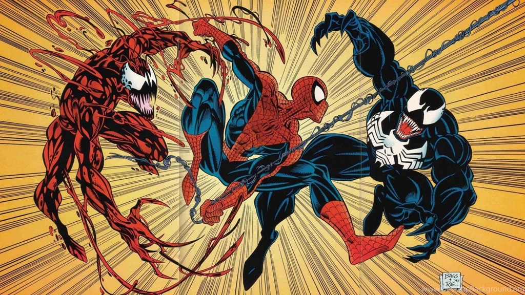 Venom Spider man Carnage Marvel Comics Wallpapers