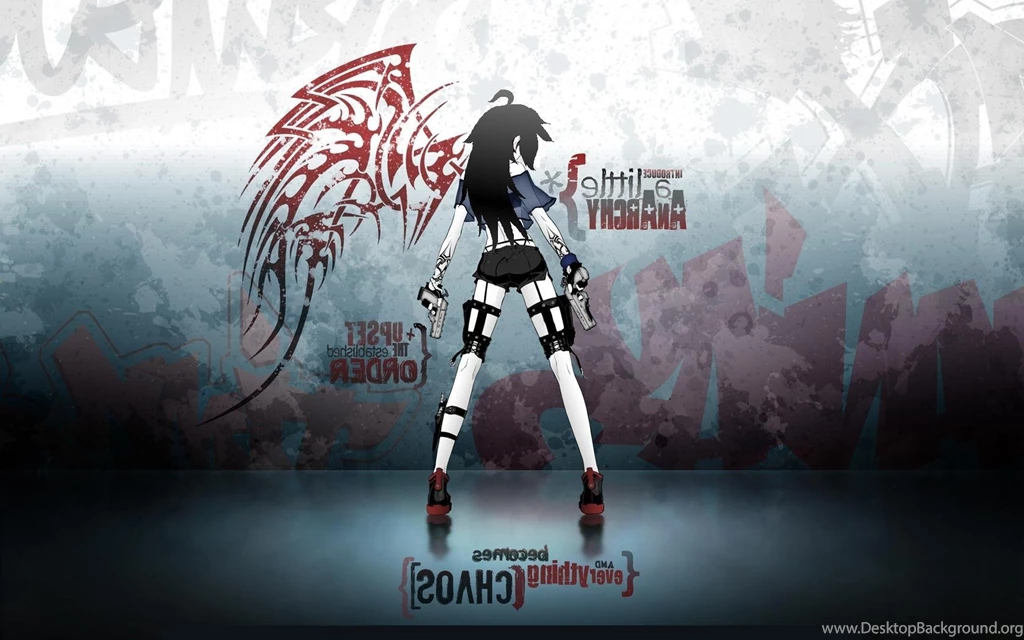 Anime Girl With Gun Wallpapers