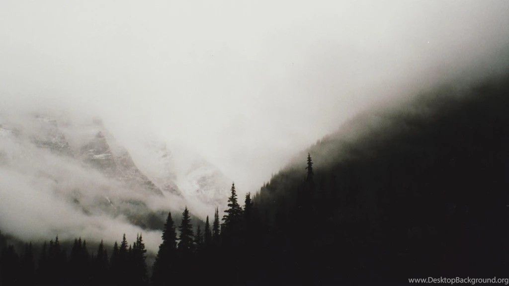 Slender Man Black And White Bridges Fog Landscapes Wallpapers