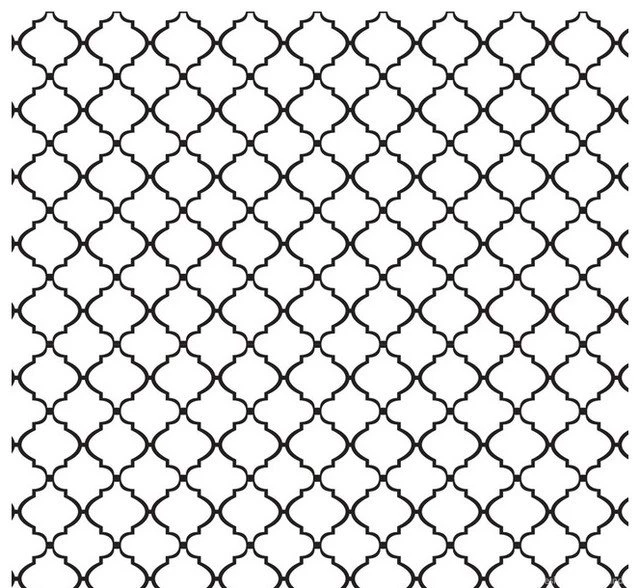 Removable Wallpapers Lattice Peel & Stick Self Adhesive, Black ...