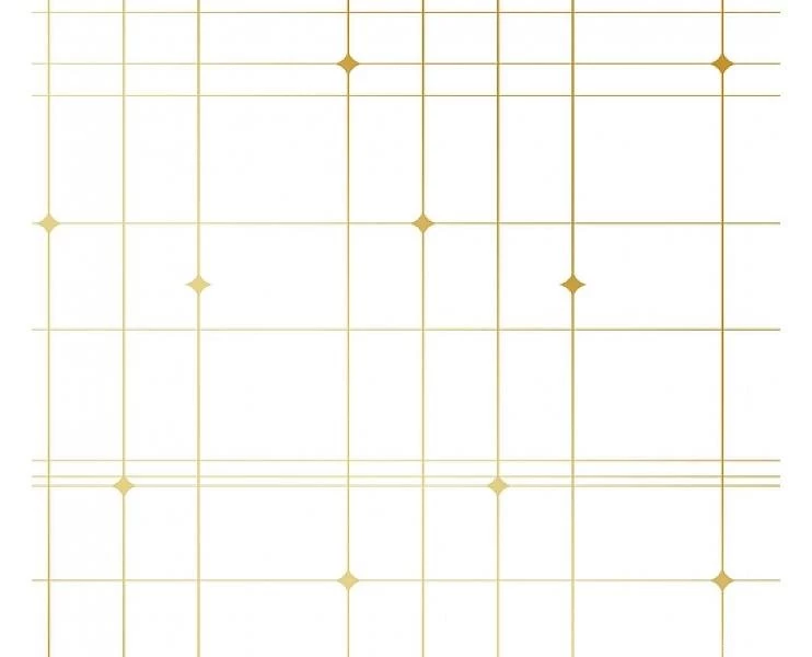 Tempaper® Temporary Wallpapers In Thermoscad Gold/White : Suite Pieces