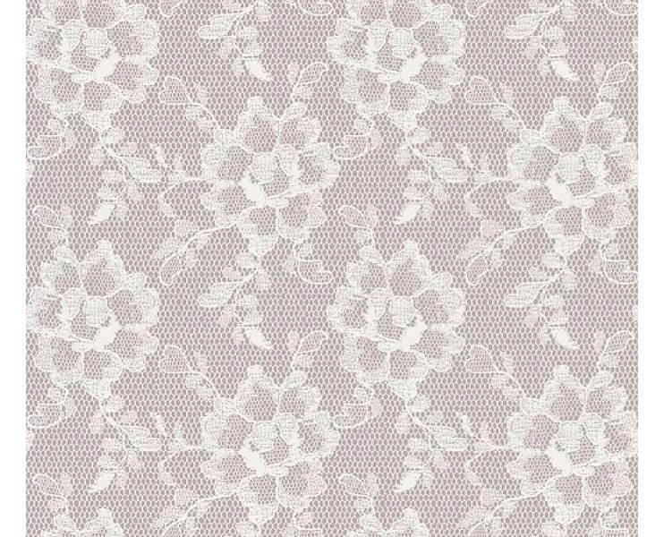 Tempaper® Temporary Wallpapers In Lace Textured White Chocolate ...