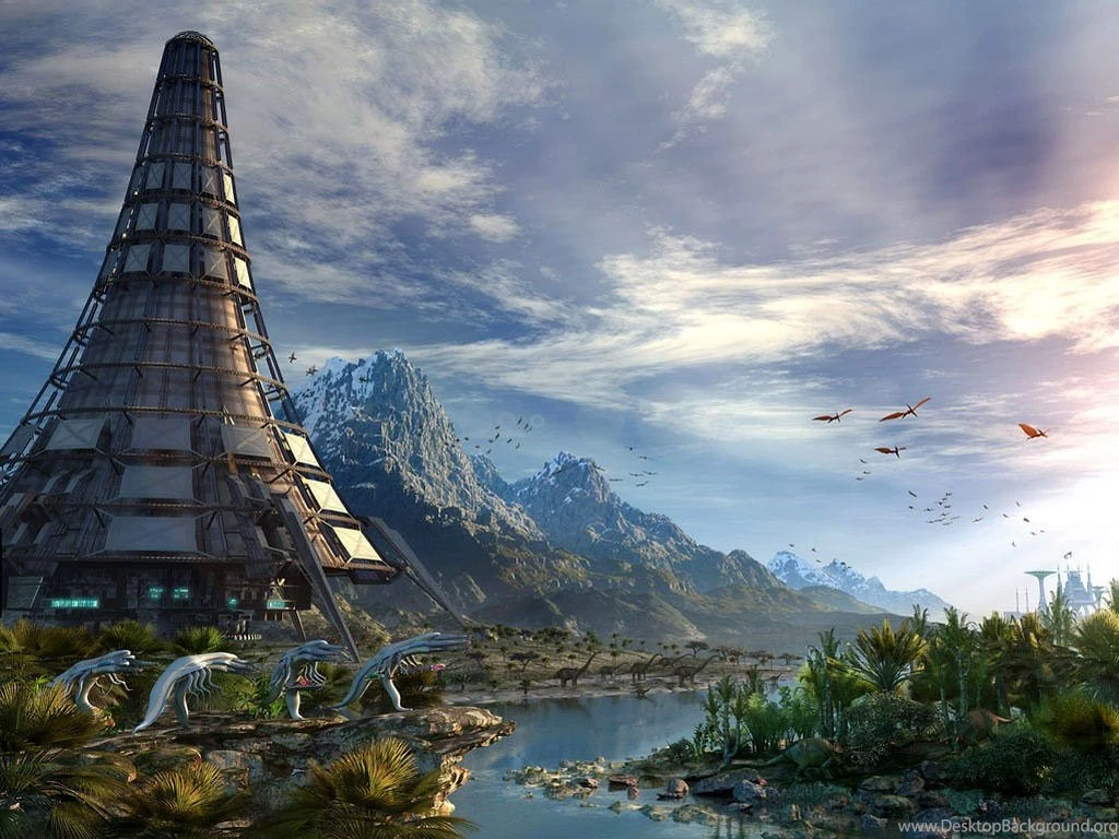 Desktop Wallpapers · Gallery · Windows 7 · Alien Planet Windows 7 ...