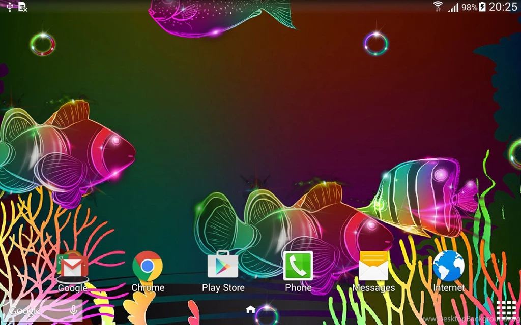 Neon Fish Live Wallpapers Android Apps On Google Play