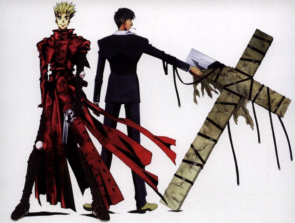 Cross Trigun Simple Backgrounds Wallpapers