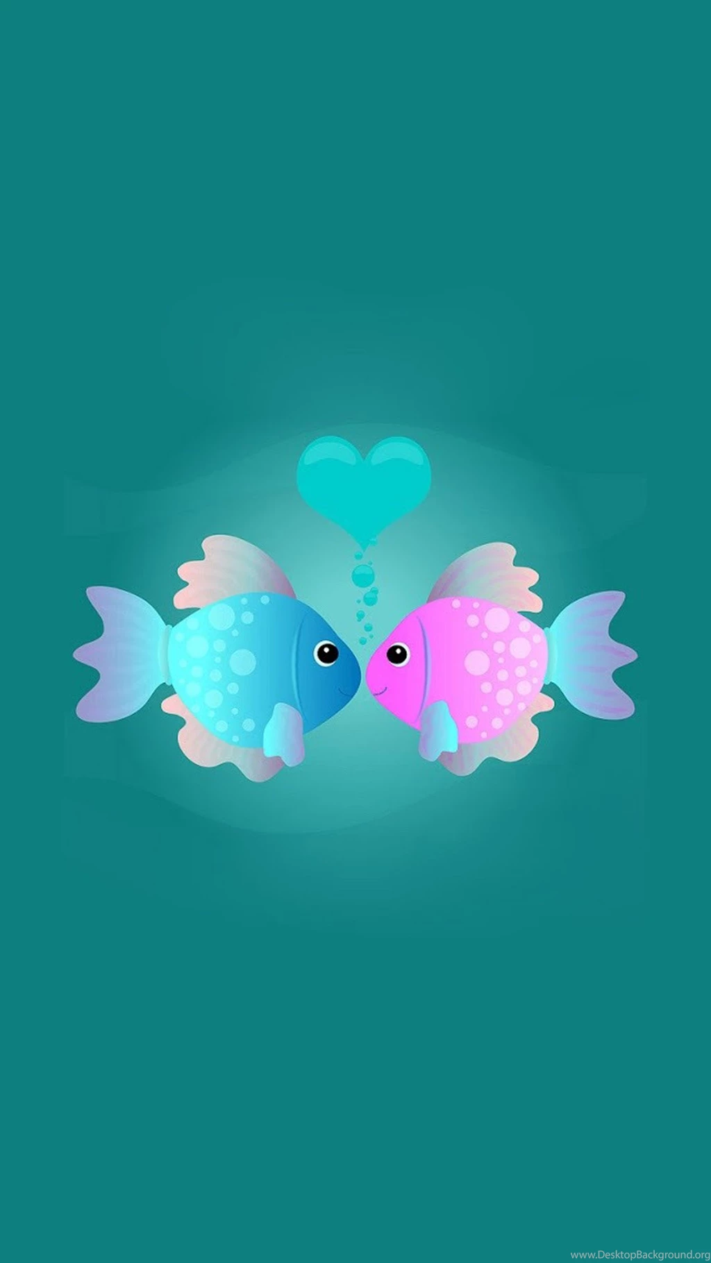 Fish Kiss Samsung Galaxy S5 Wallpapers